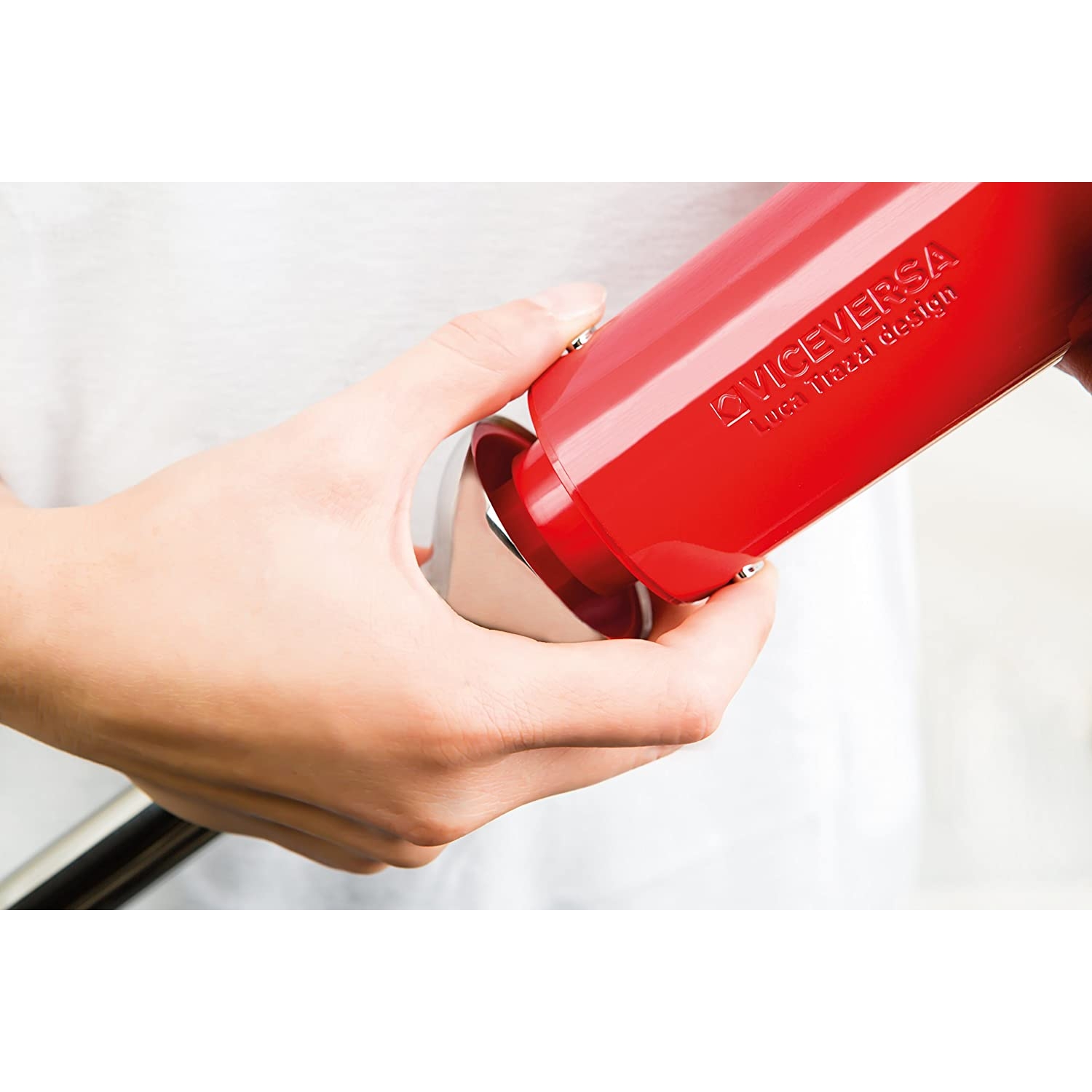 Viceversa 71033 Tix Immersion Blender, Red Viceversa